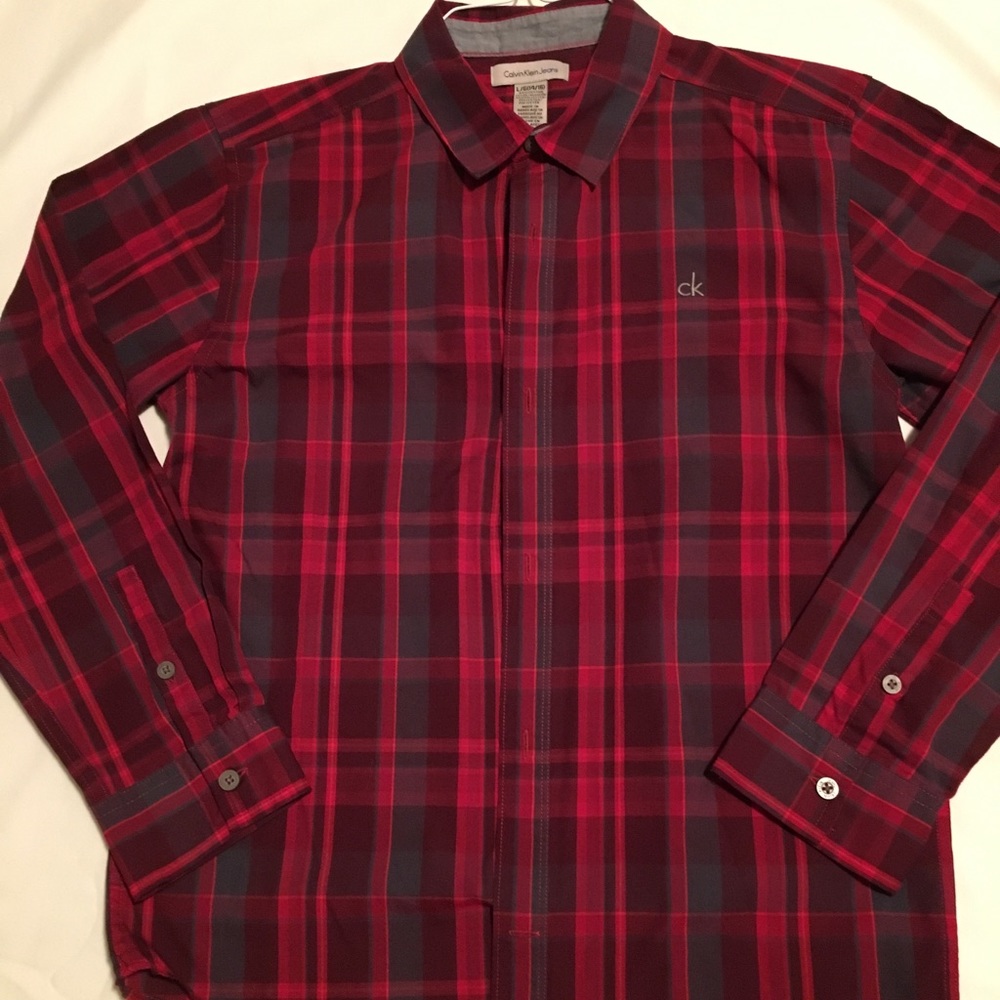 Boys Large Calvin Klein Button Down